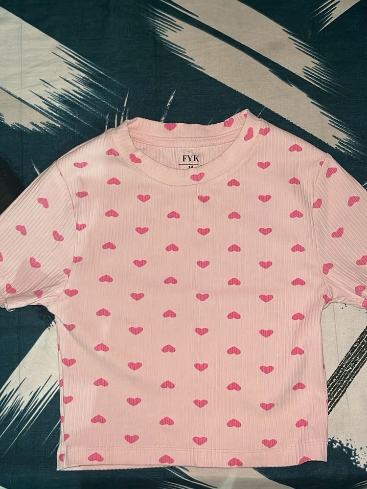 Pink Heart Tee