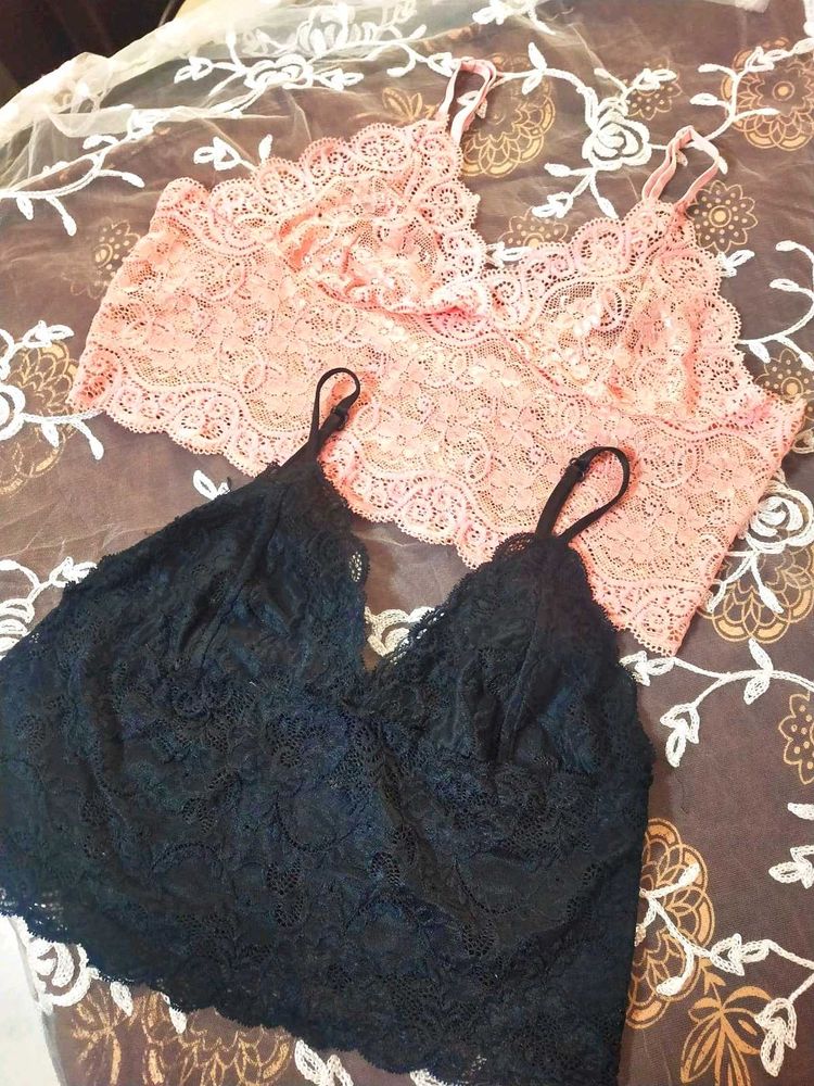 Lace Bralette Set of 2