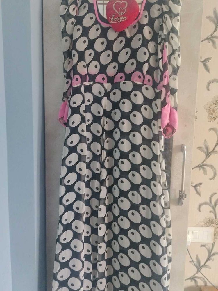 Polka Dot Maxi Dress