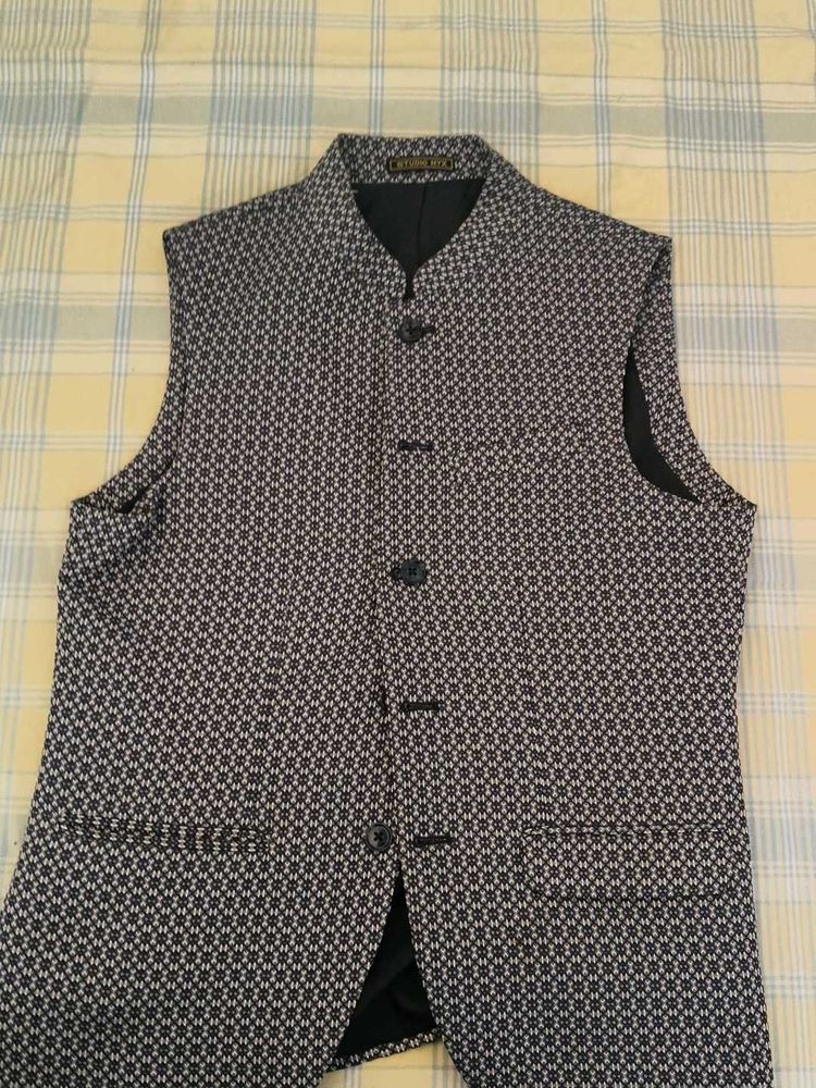 Patterned Nehru Jacket