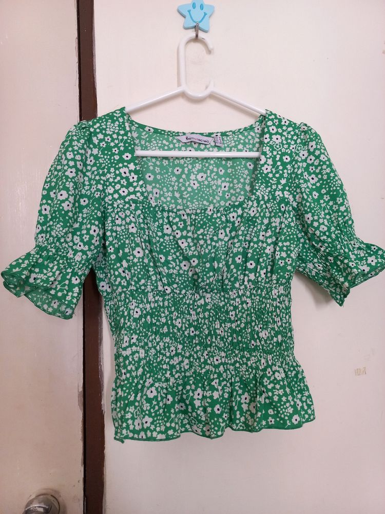 It&#39;s A Polyester Material Casual Top. I Used Only