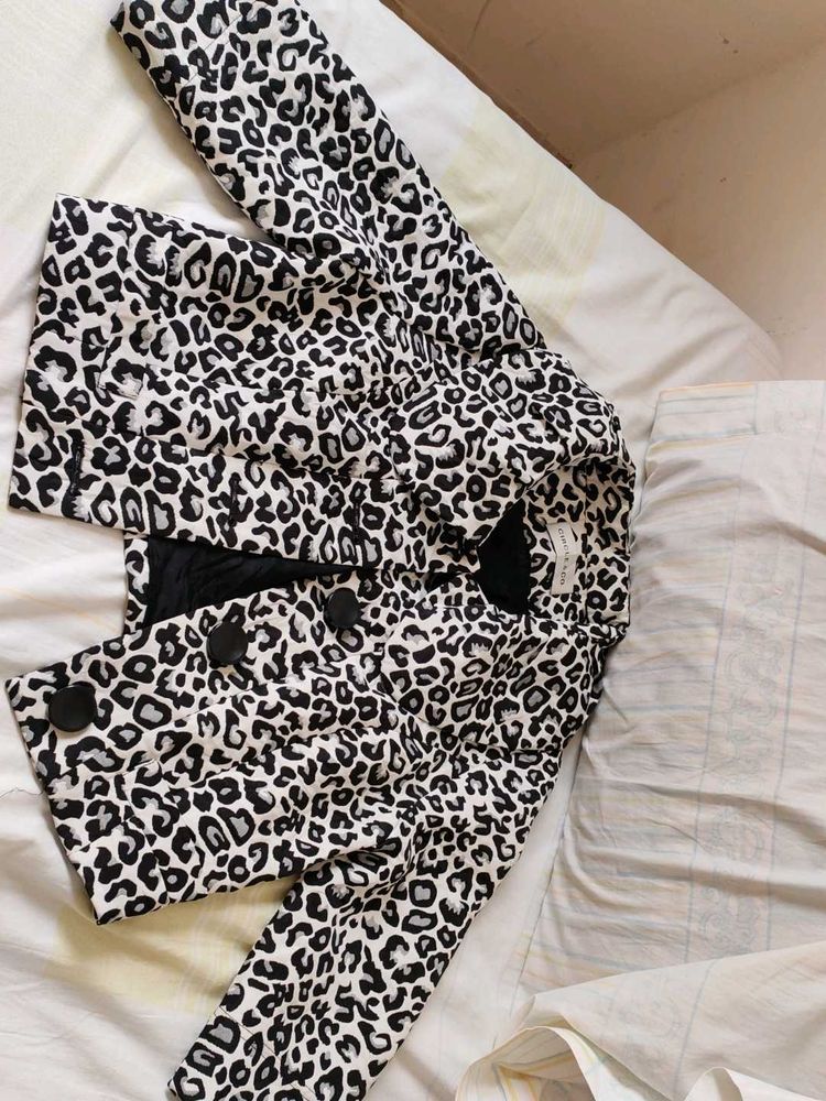 Vintage Animal LeopardPrint Coat/Blazer/Winterwear