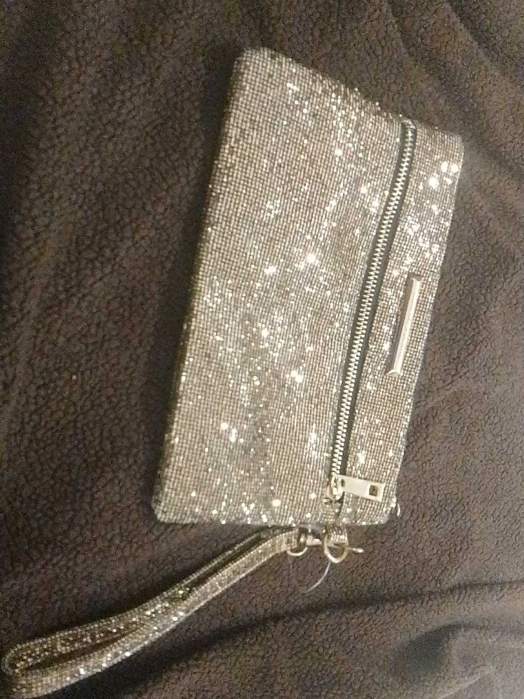 Sparkly Golden Wristlet