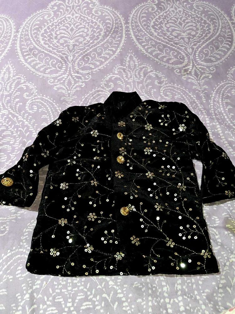 Embroidered Velvet Jacket