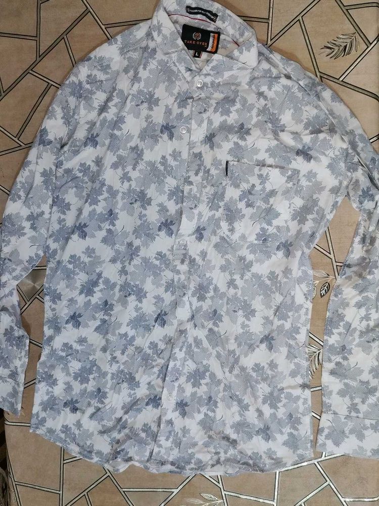 Floral Print Long Sleeve Shirt