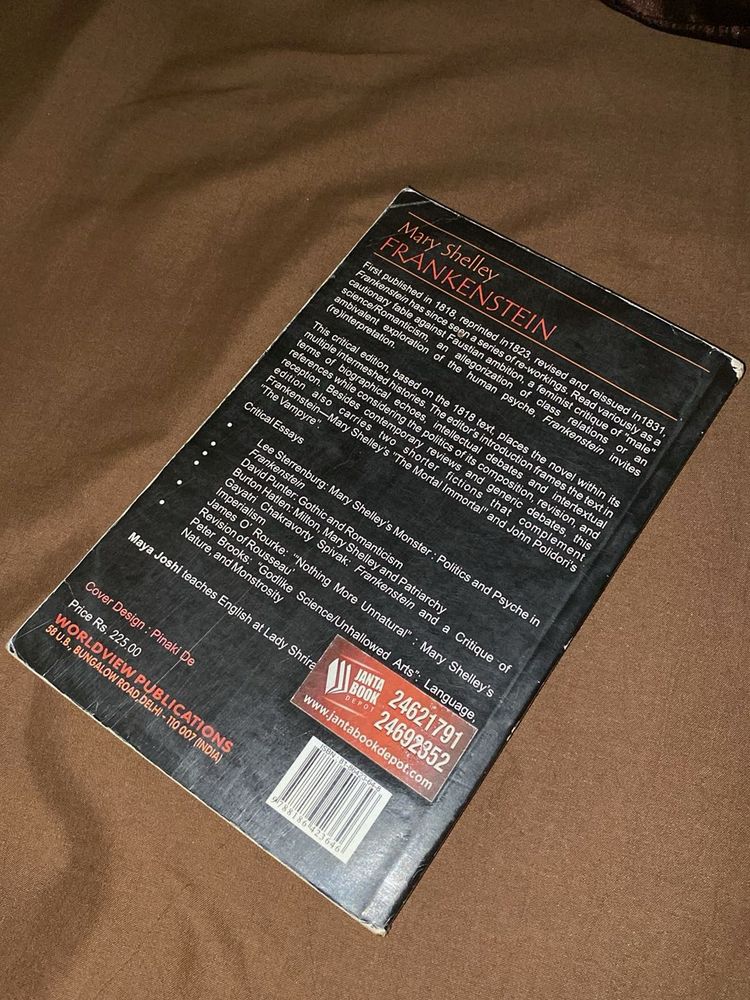 Frankenstein by Mary Shelley