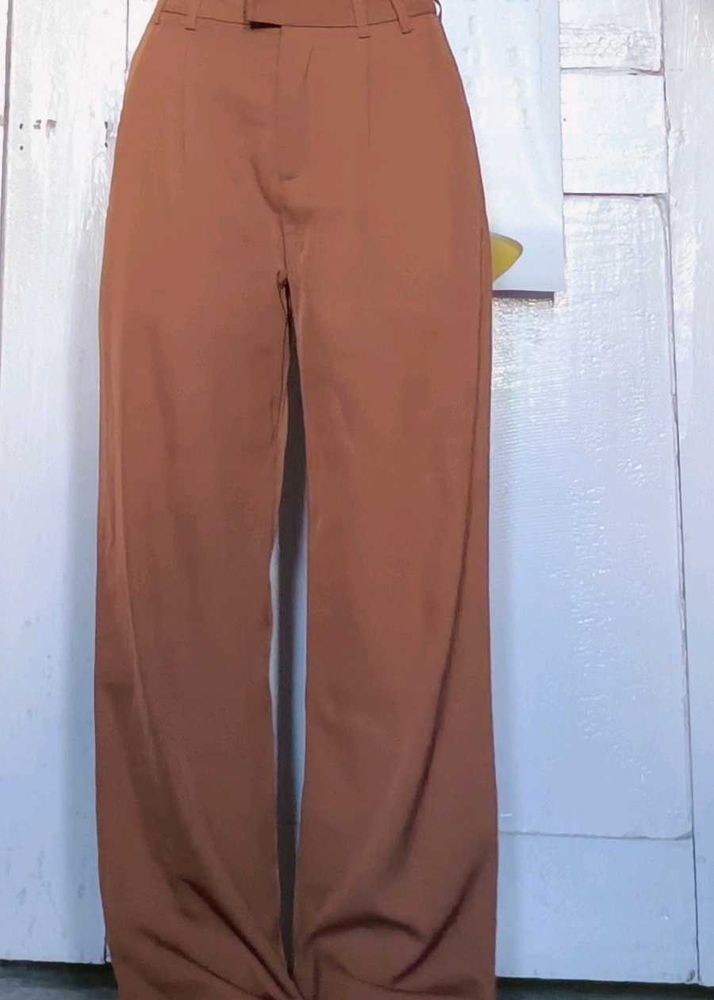 Brown Tailored Trousers