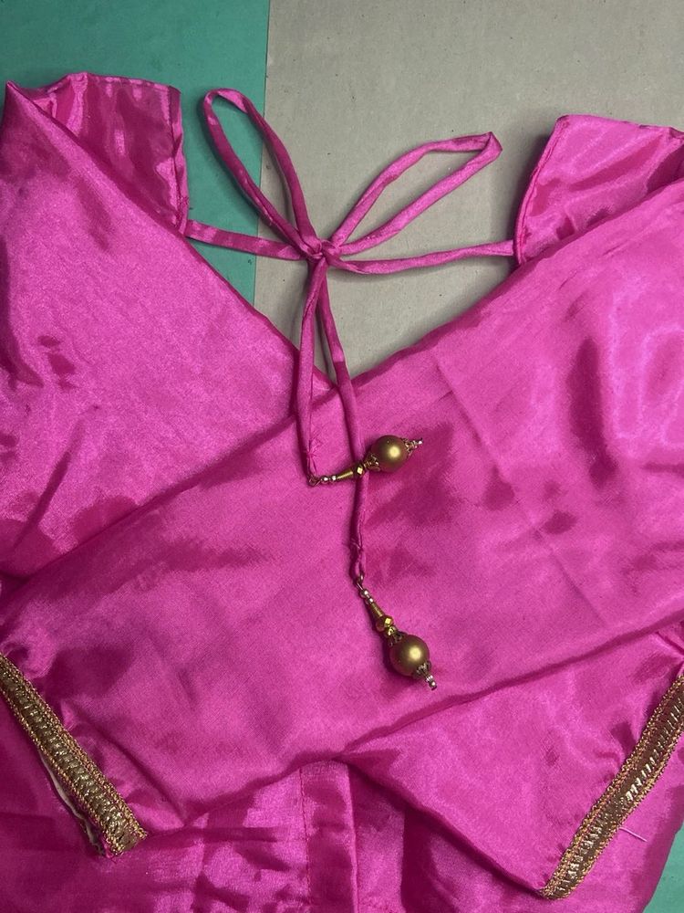 Pink Lehenga and Blouse