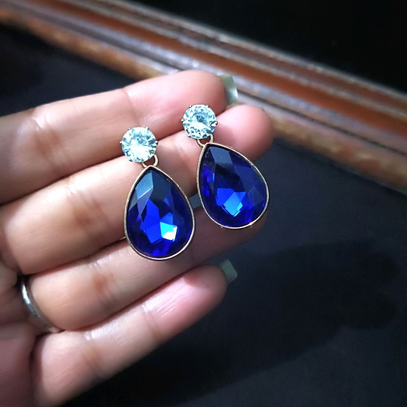 New Navy Blue Earing For Girls💙