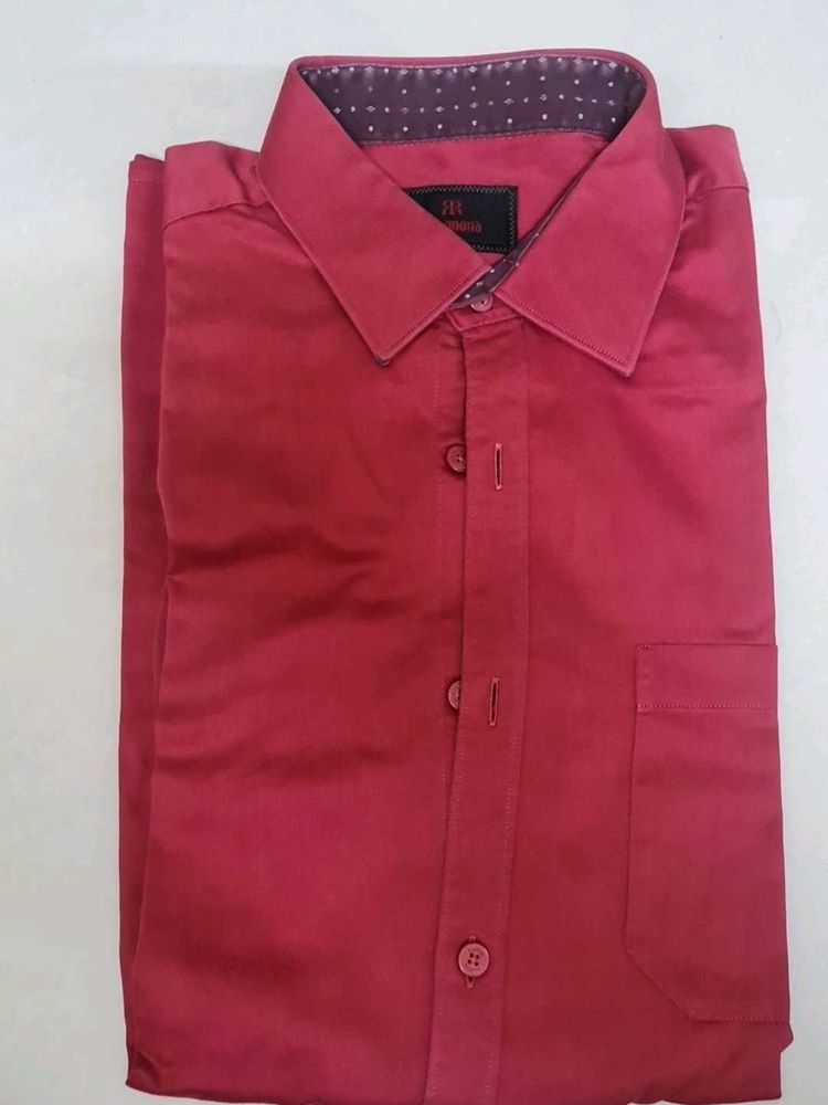 Raymond Men&#39;s Formal Shirt - Red