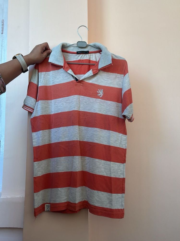 Striped Polo Shirt