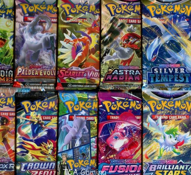 Pokemon Cards Pack 3 Piece