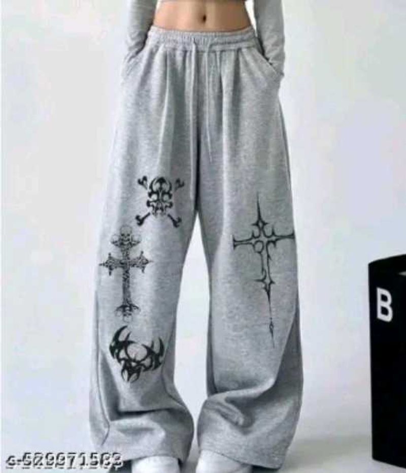 Korean Trendy Graphic Print Pants for women..