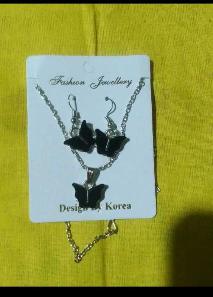 Butterfly Jewelry Set And Hair Clutchers