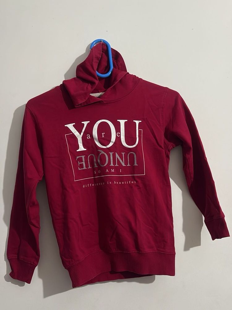 Unique Burgundy Hoodie T-Shirt