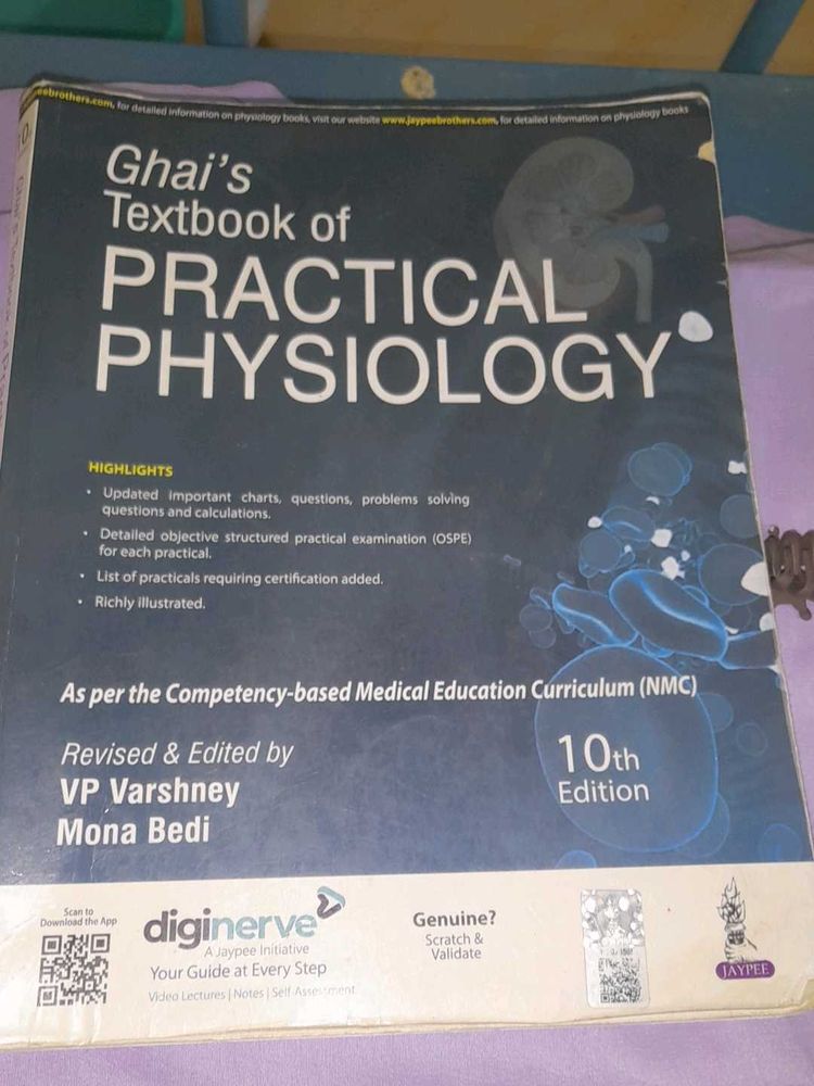 Ghai&#39;s Practical Physiology