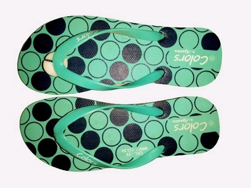 Aqua Colour Flip Flop For Women And Girls