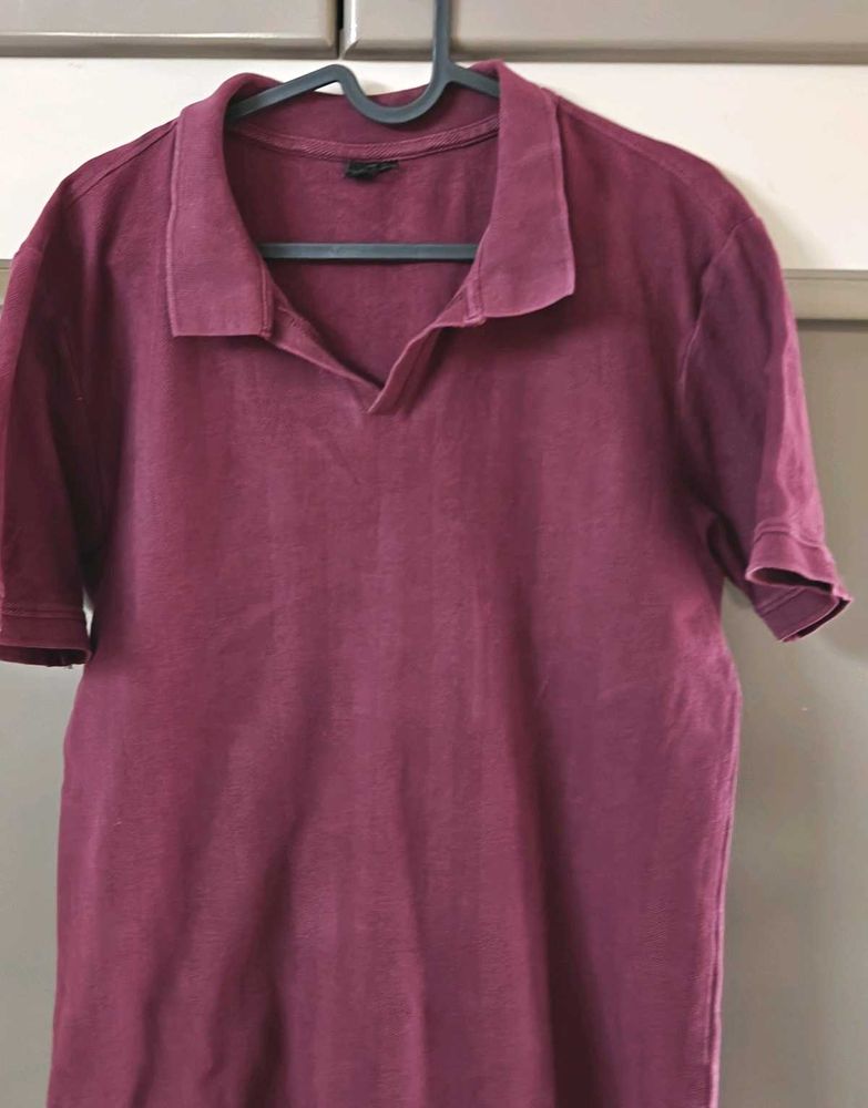 Burgundy Polo Shirt 38size