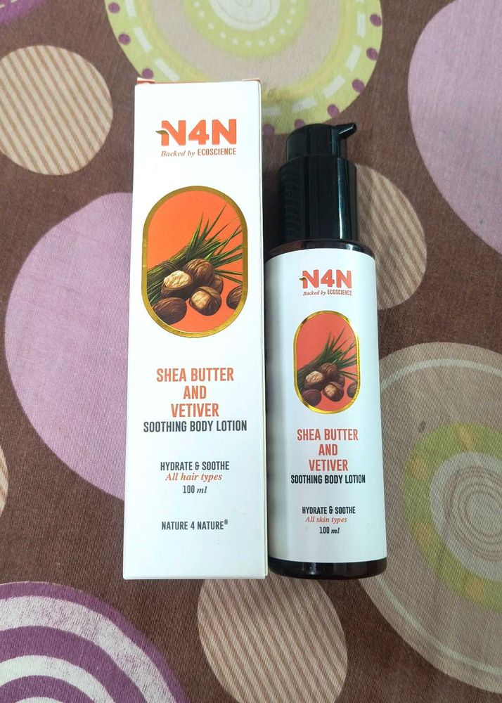 N4N Shea Butter &amp; Vetiver Body Lotion