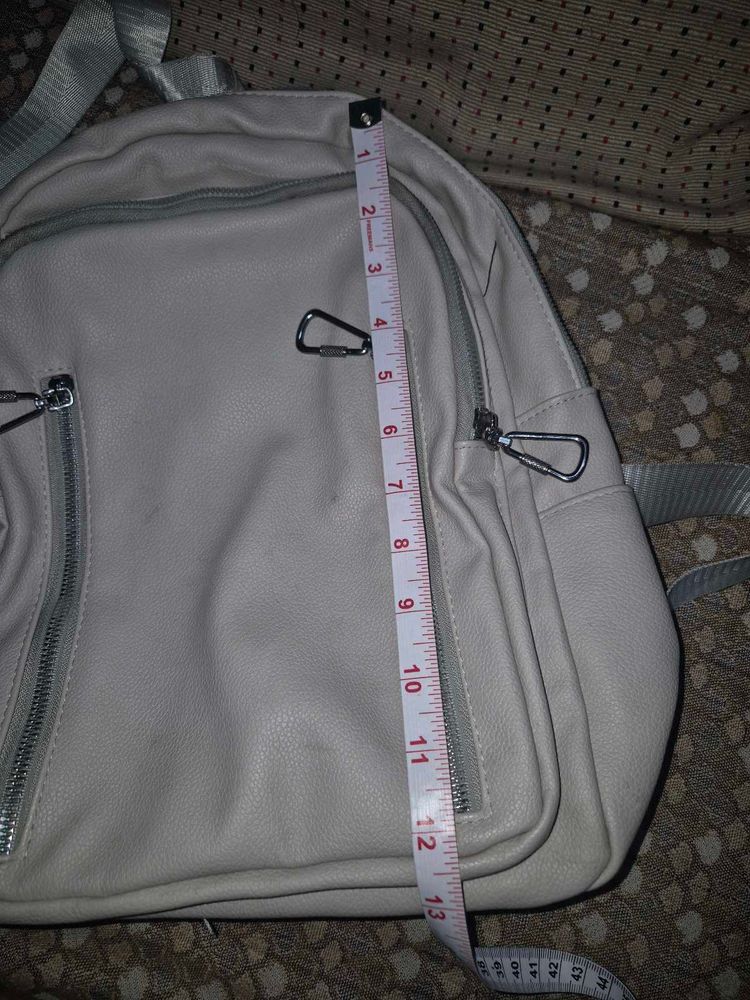 Small Ivory Backpack