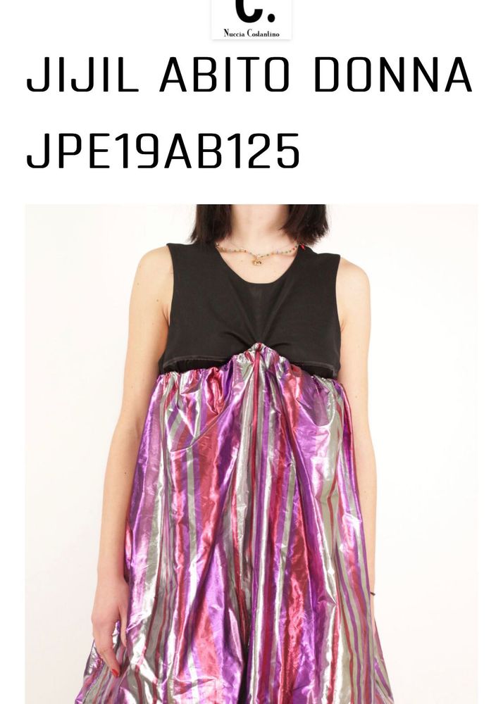 Jijil Striped Party Mini Dress
