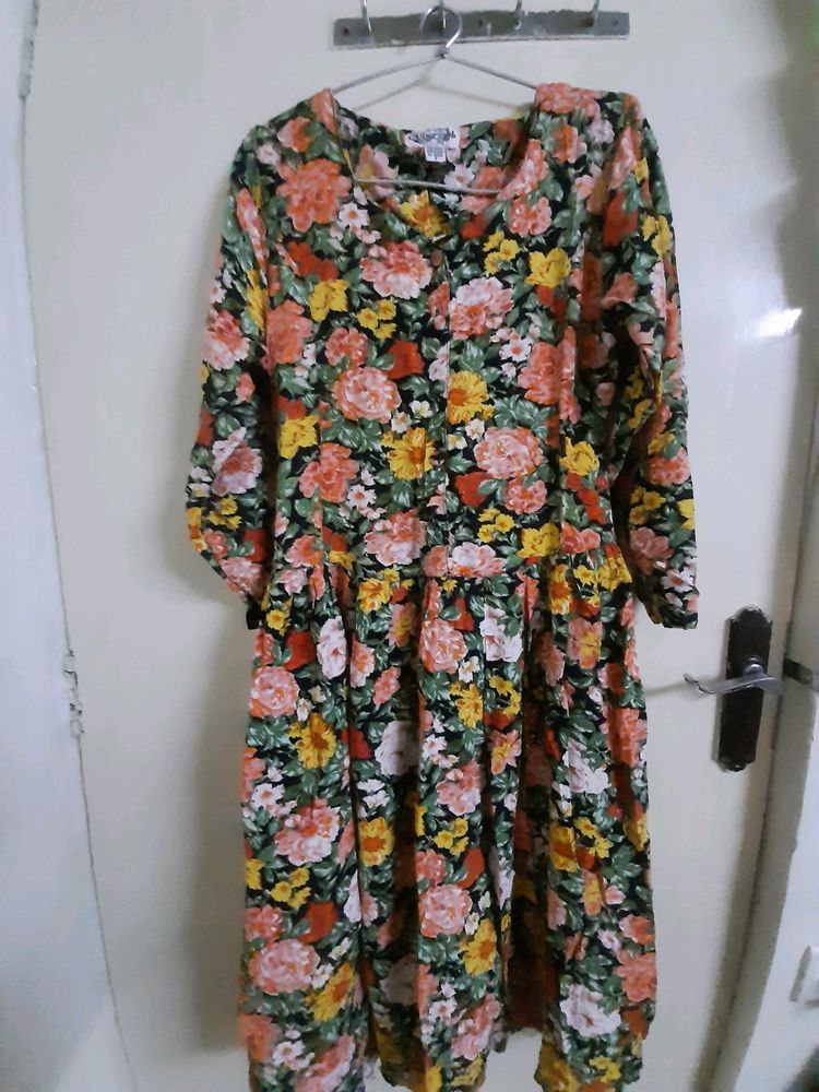 Multicolor Floral Patern. Heavy Material.