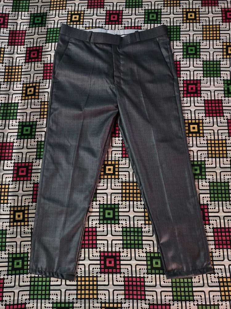 Gray Slim Fit Pant