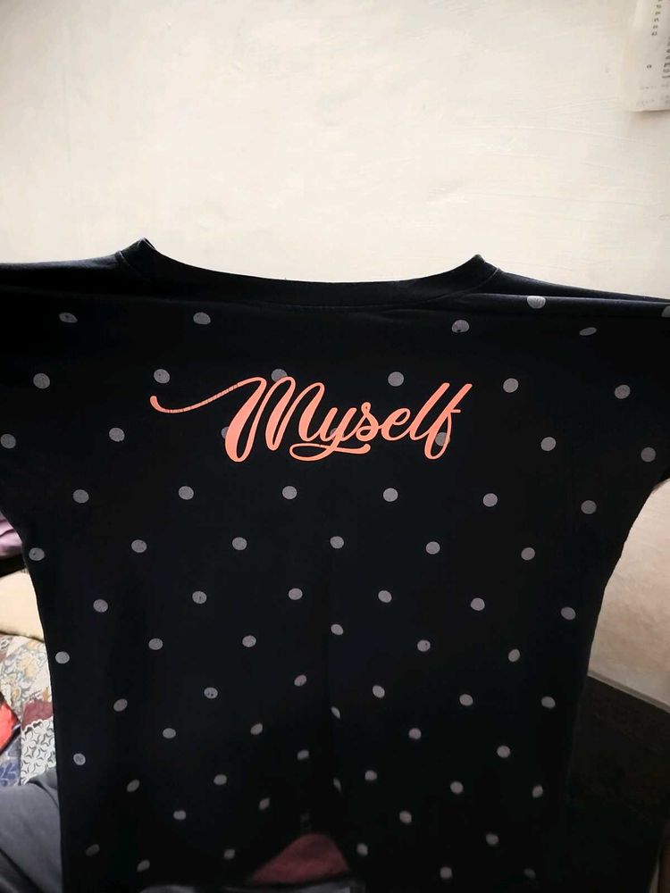 Polka Dot &#39;Myself&#39; Tee