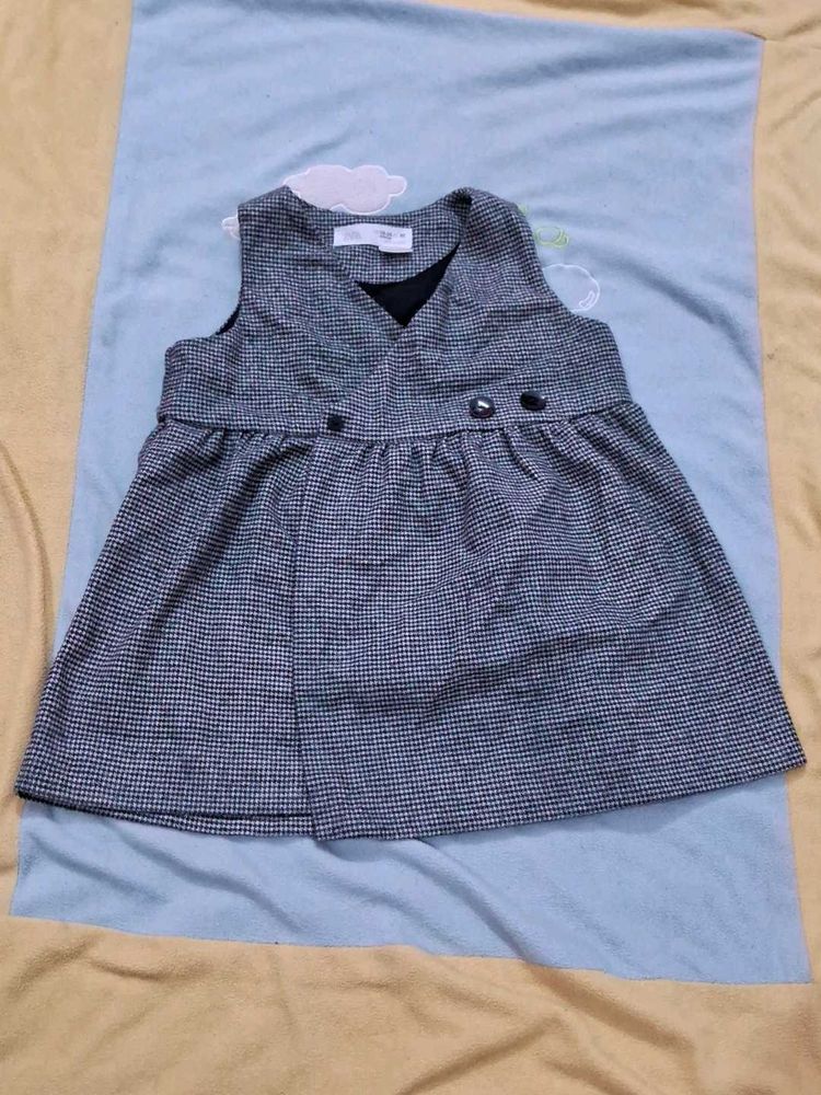 Zara Baby Houndstooth Dress