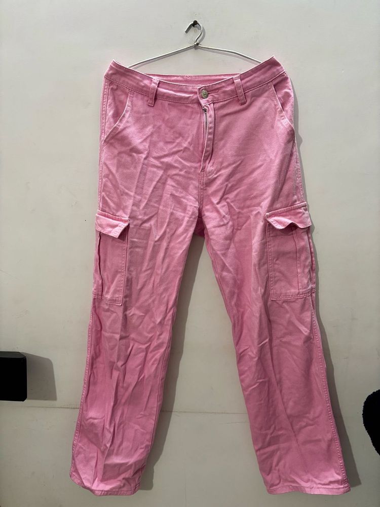 Pink Cargo Pants