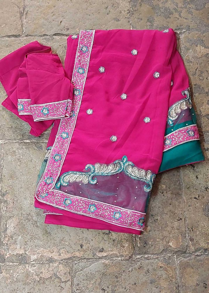 Heavy Ethnic Partywear Saree