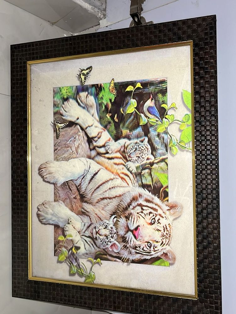 Framed Tiger Artwork