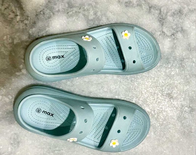 Cute Blue Flower Sandals