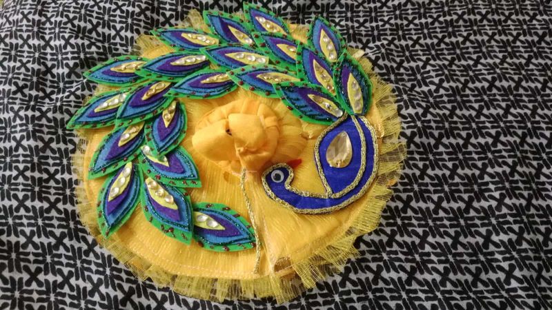 Laddu Gopal Peacock Dress