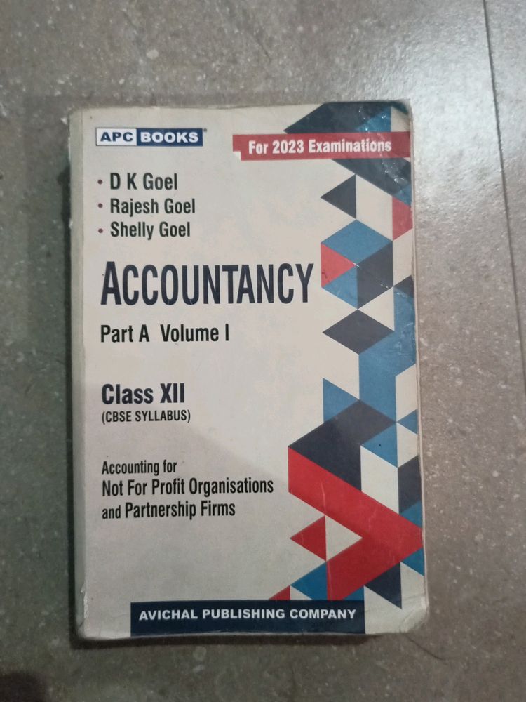 Dk Goel Class 12 Accounts Book Part -A