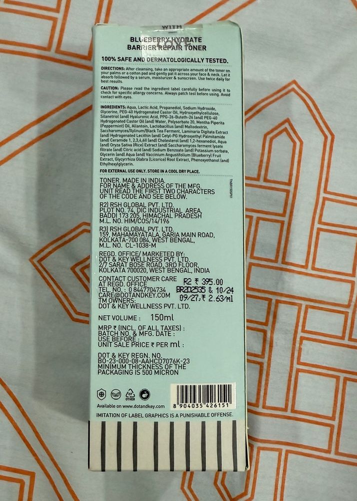 Dot &amp; Key Toner