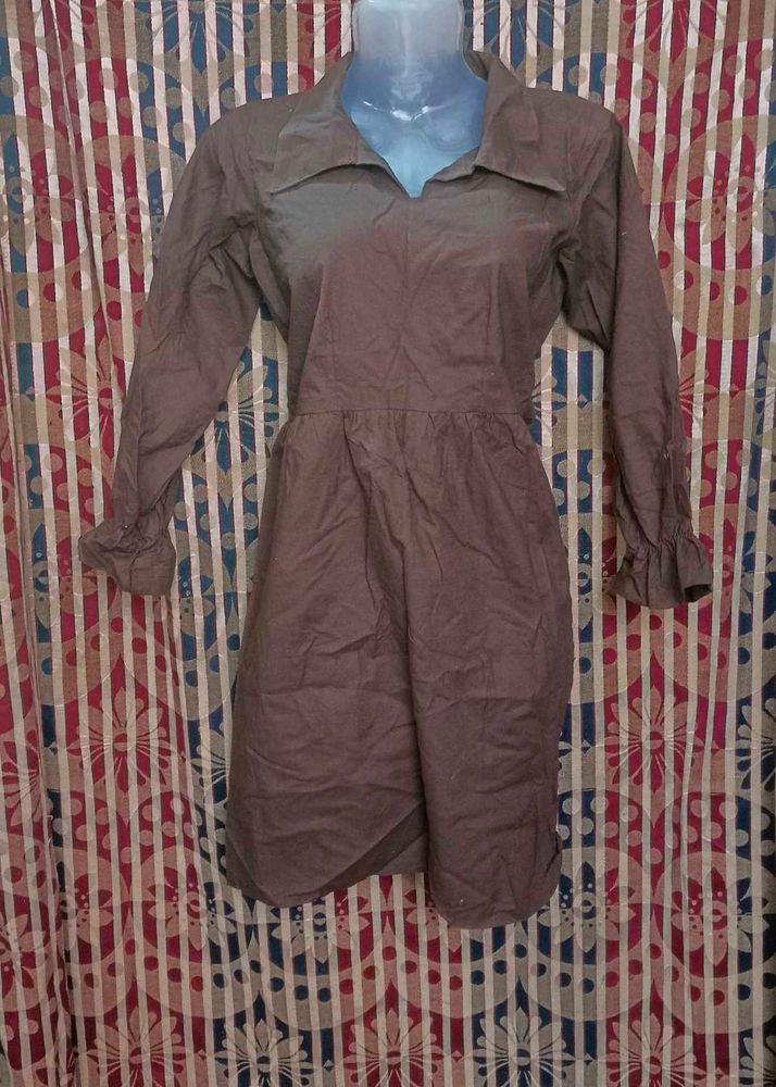 Shirt collar dress