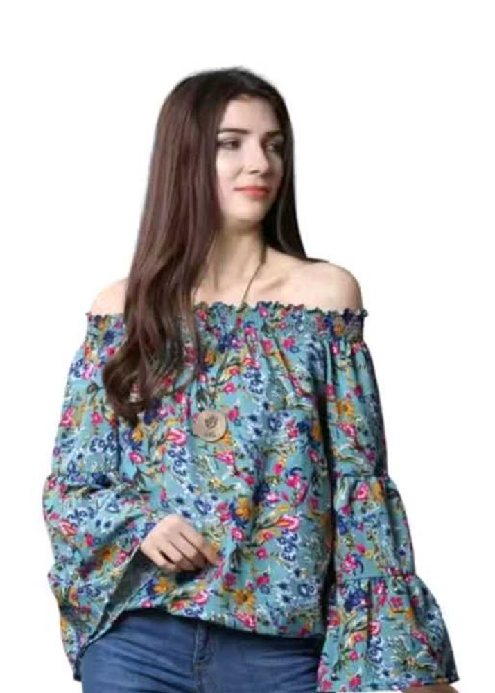 Floral Off-Shoulder Top(New)Never Used Before)