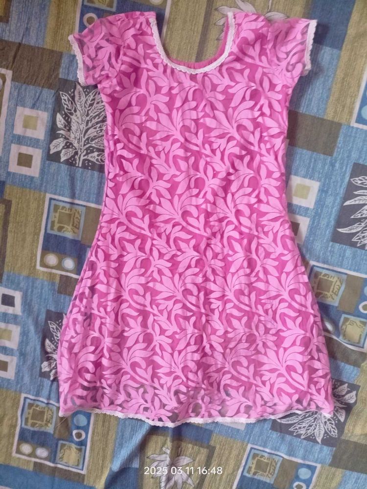 Pink Kurta