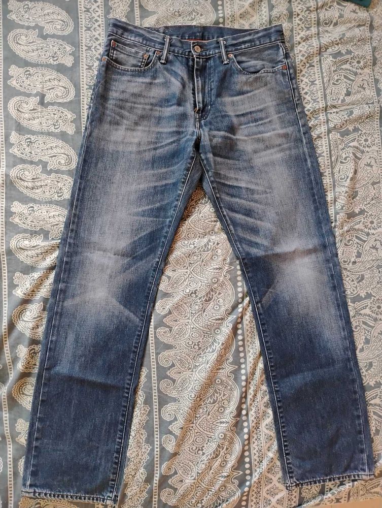 Vintage Wash Denim Jeans