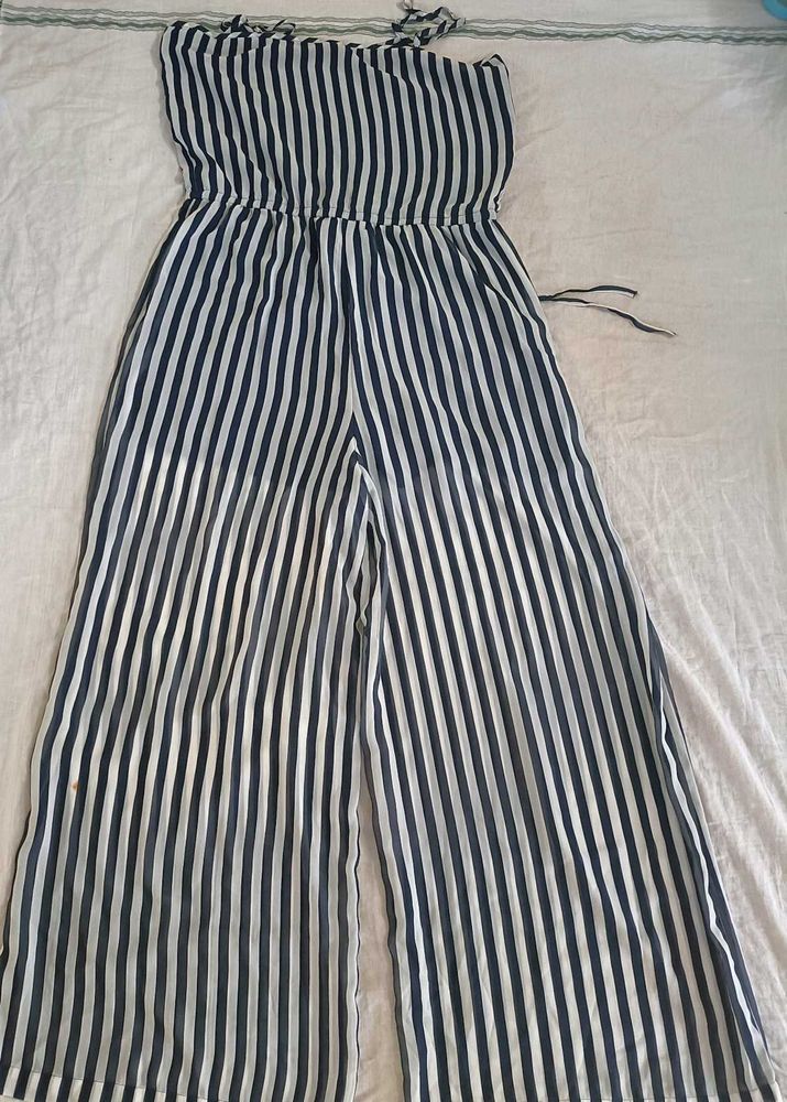 Striped Jumpsuit
