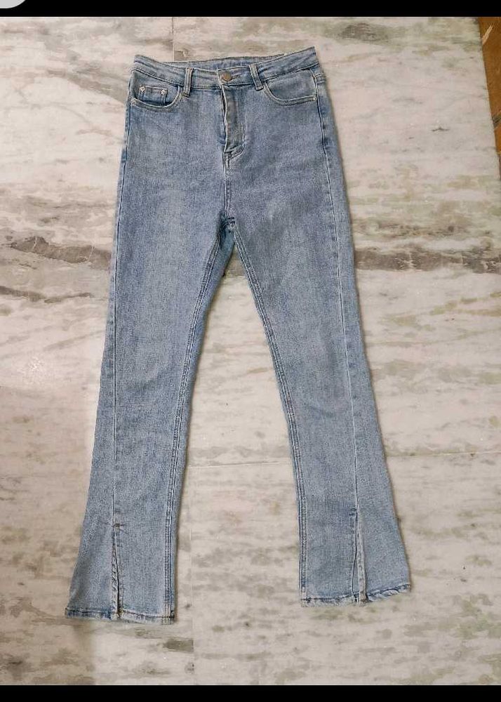 Korean Branded Flared Denim.