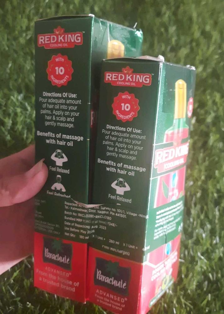 💥Red King Cooling Oil - 10 Ingredients