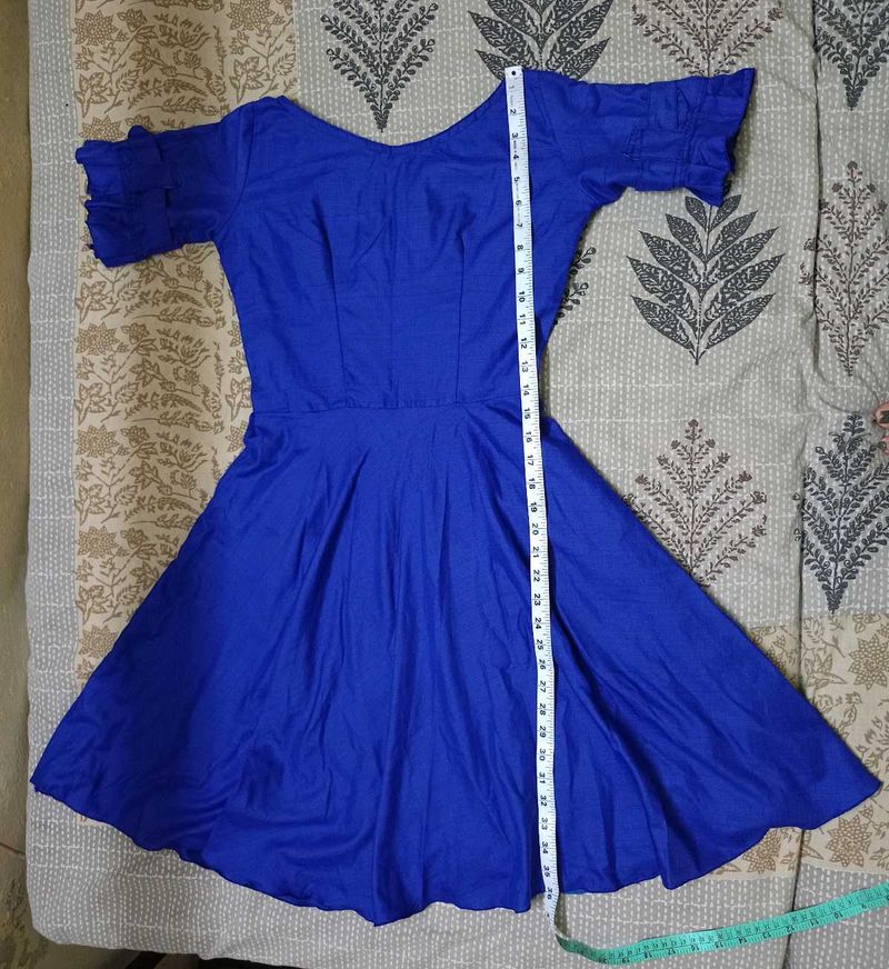 Royal Blue Midi Frock