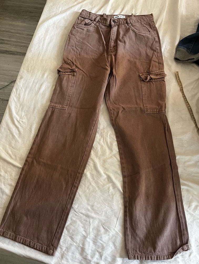Brown Cargo Pants