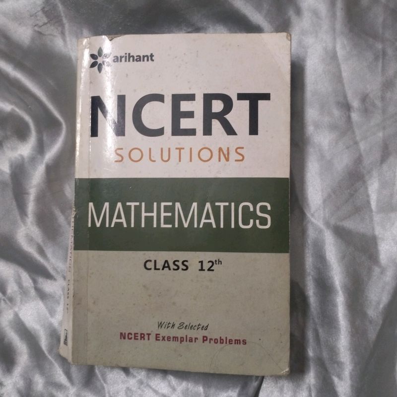 NCERT Maths 12th Class Solution Book