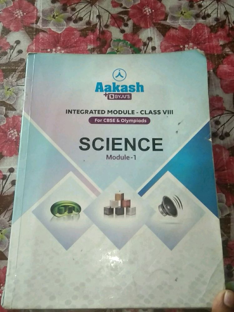 Class-8 Science Book By Aakash+byju&#39;s...!