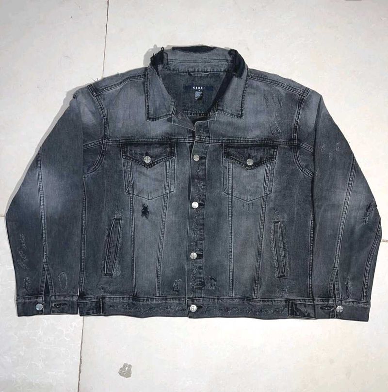 Vintage Black Denim Jacket