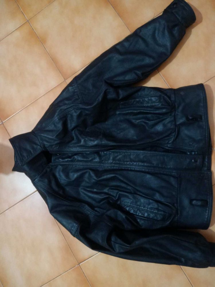 Vintage Black Leather Jacket
