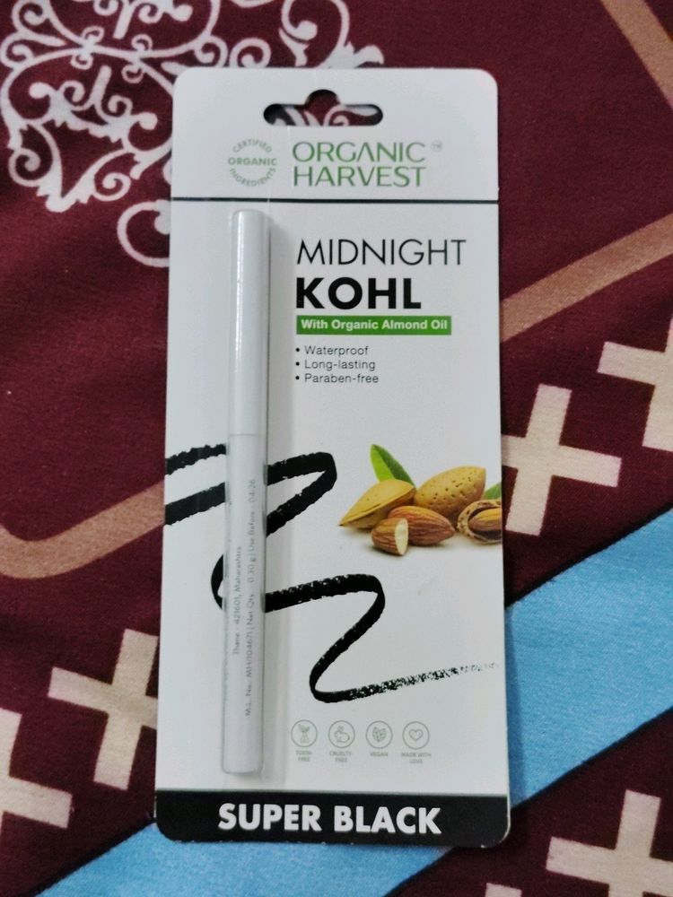 Organic Harvest Black Kajal Pencil